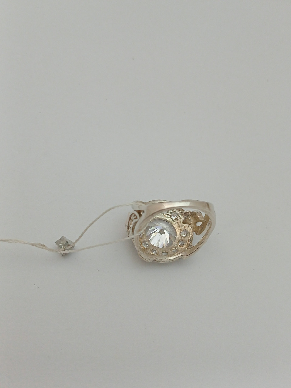 Срібне кільце 925 проби з напаяними пластинами золота 375 проби - Зображення 3