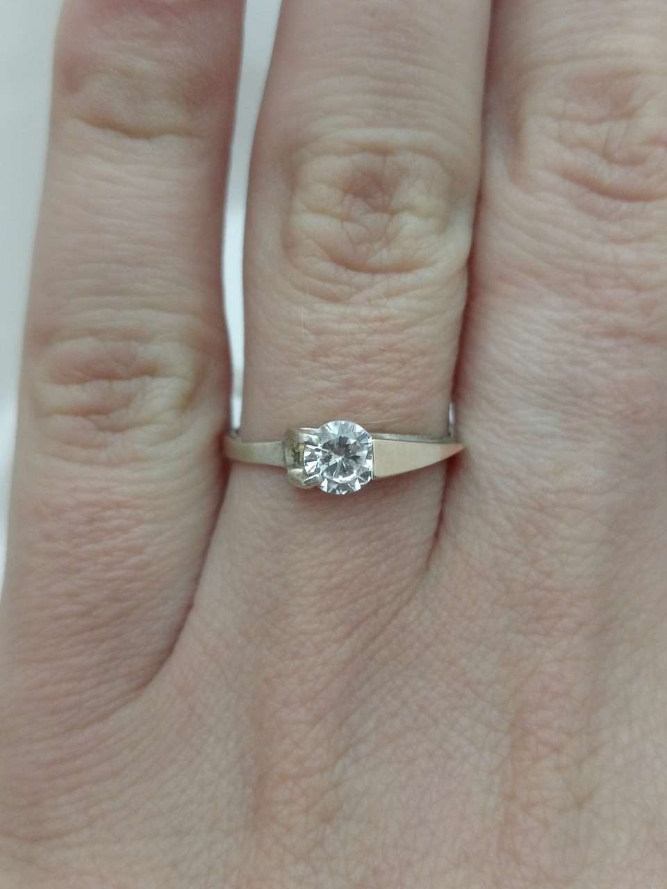 Срібне кільце з напаяними пластинами золота 375 проби - Зображення 2