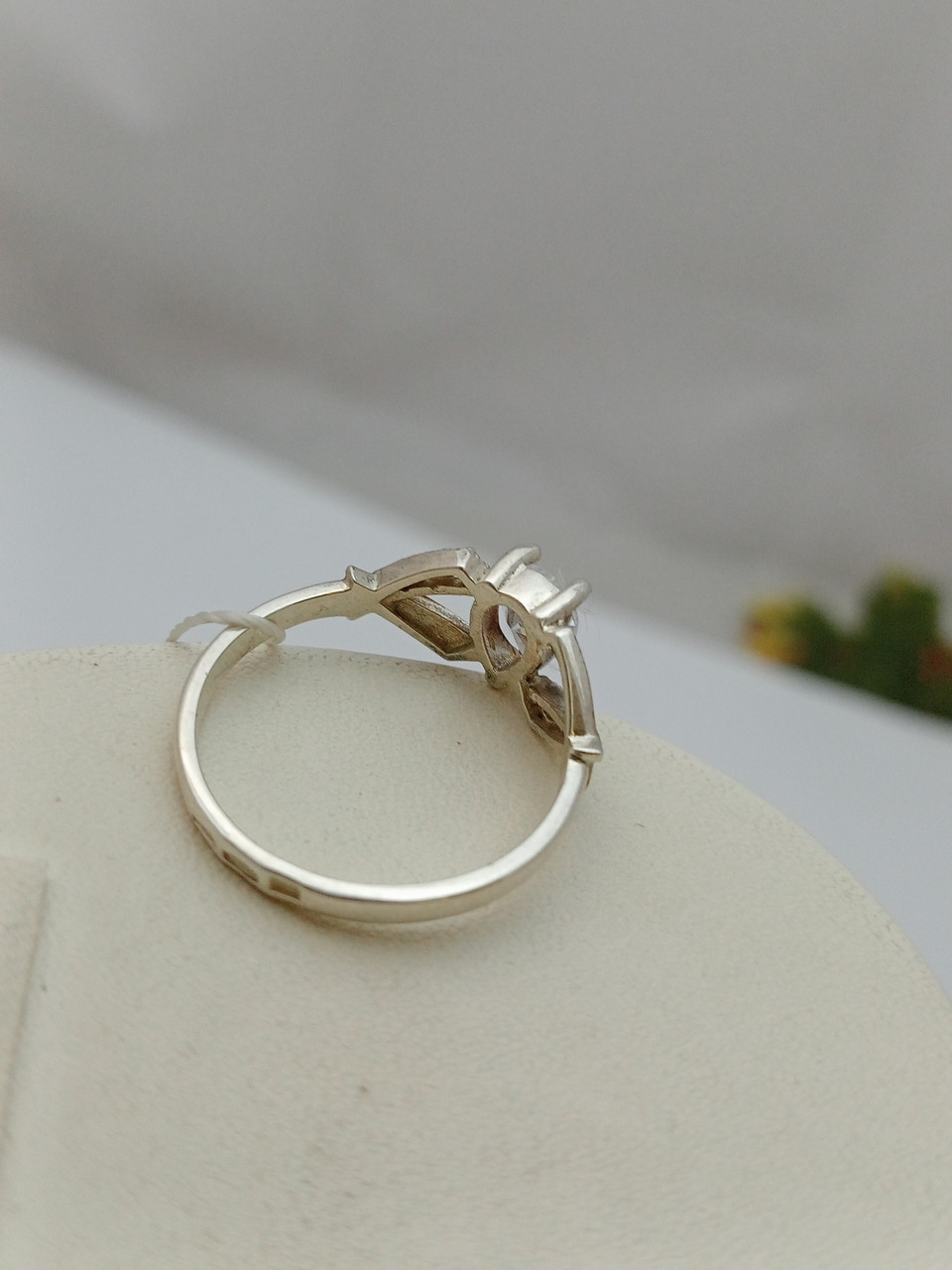 Срібне кільце із золотими пластинами - Зображення 3