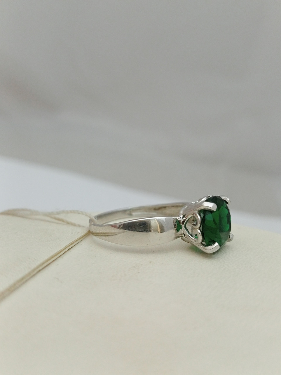 Срібне кільце з фіаніт - Зображення 2