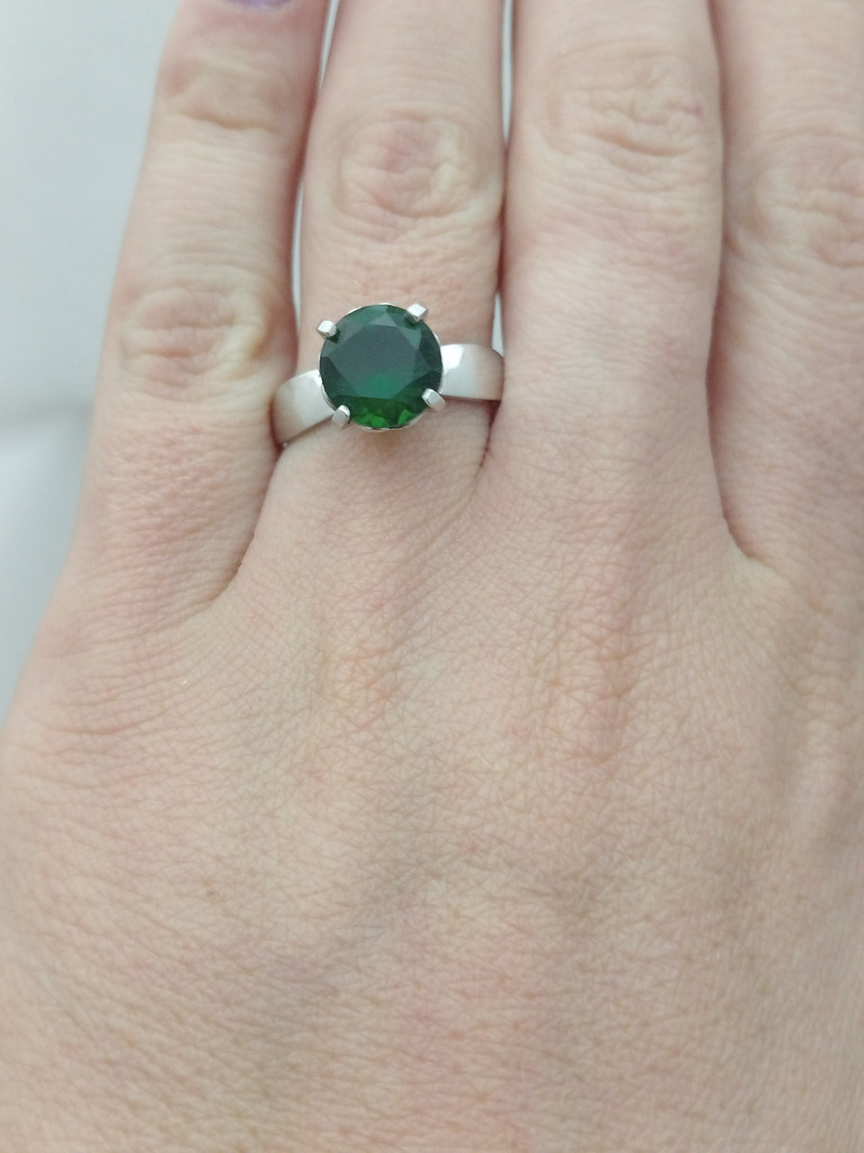 Срібне кільце з фіаніт - Зображення 5