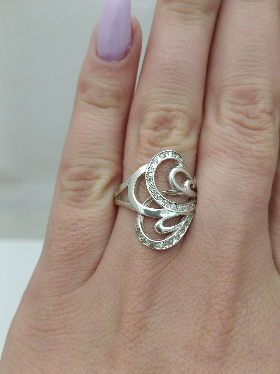 Срібне кільце 925 проби - Зображення 2