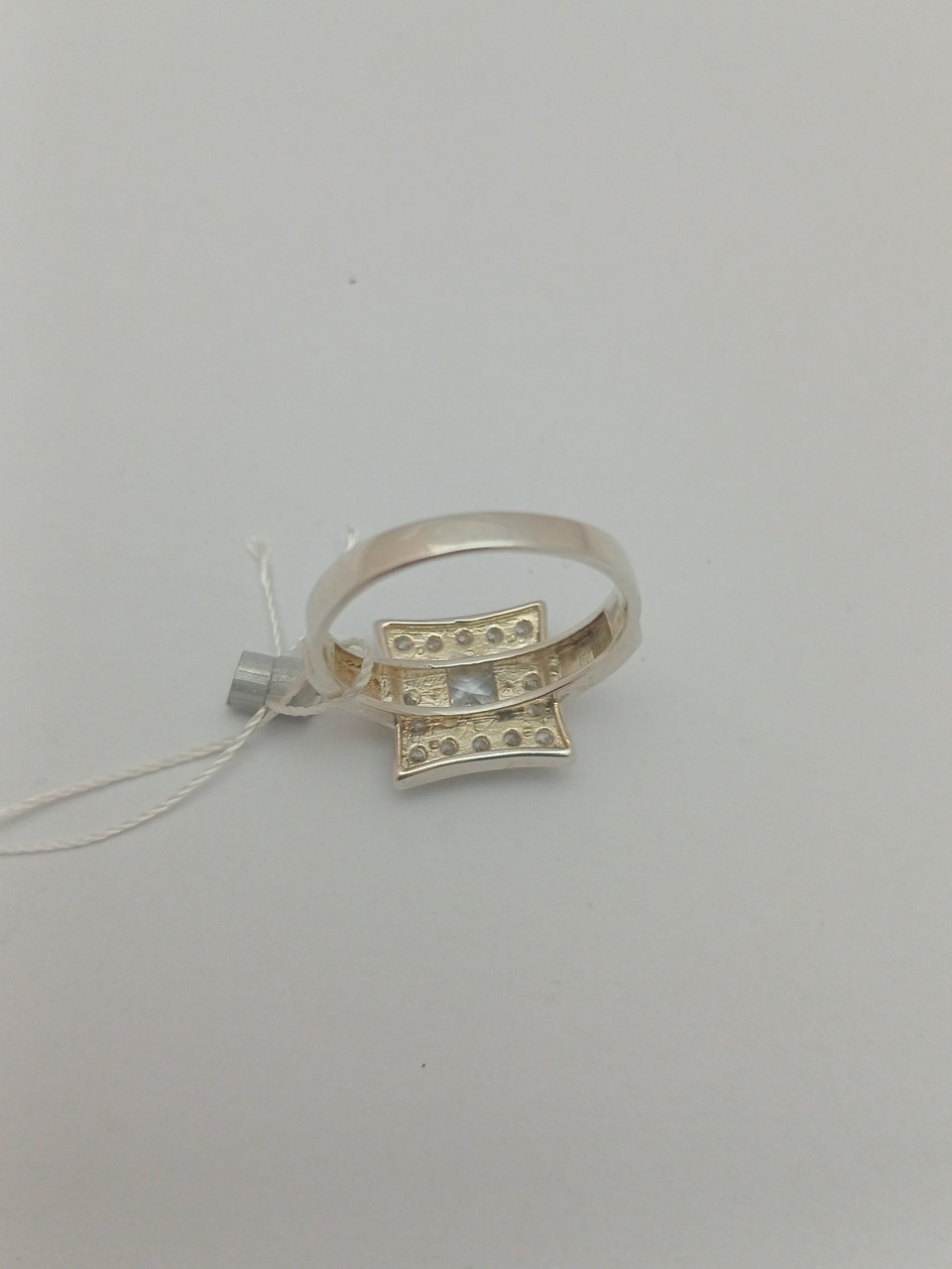 Срібне кільце з напаяними пластинами золота - Зображення 2