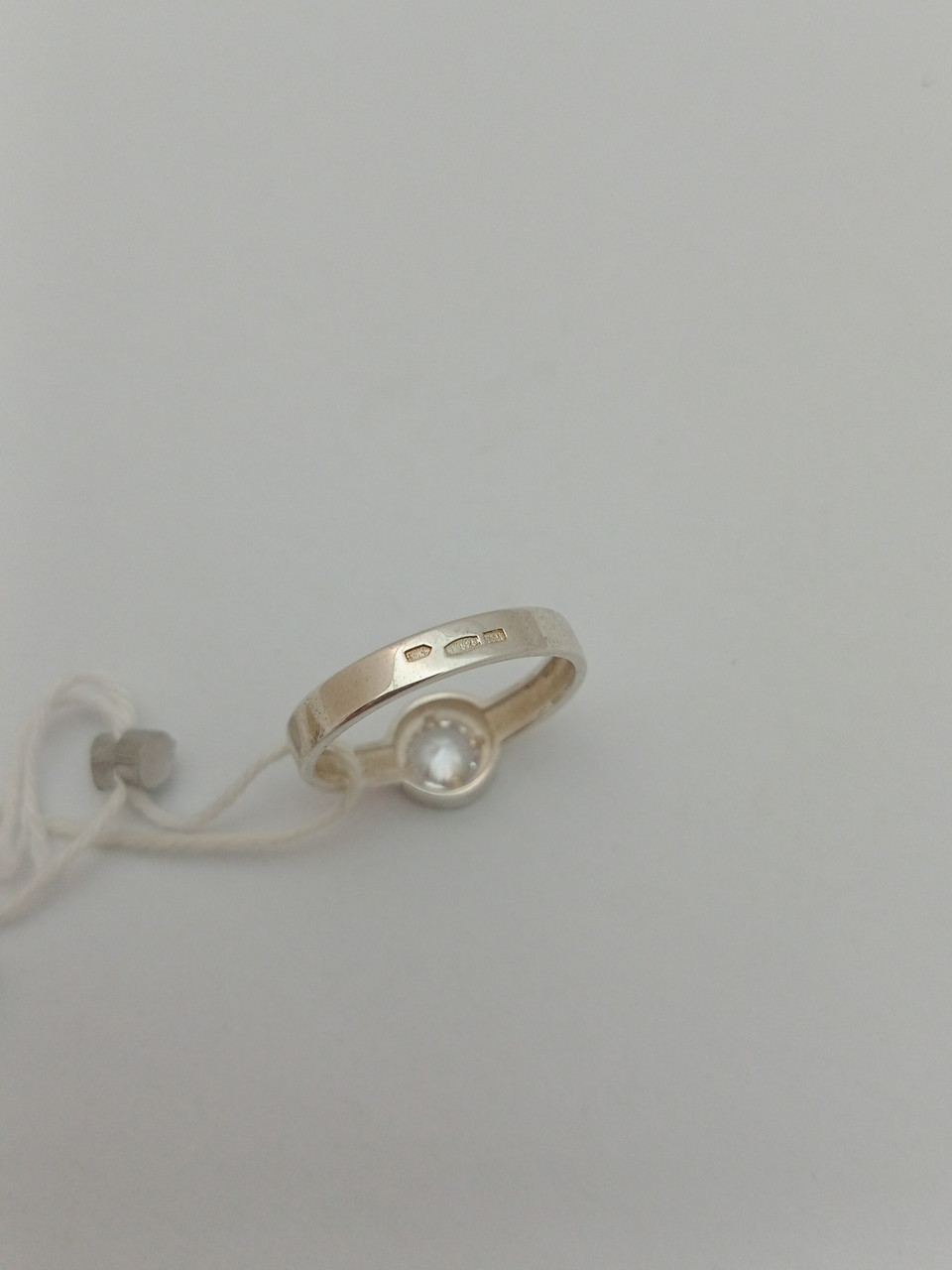 Срібне кільце з напаяними пластинами золота та 375 проби - Зображення 4