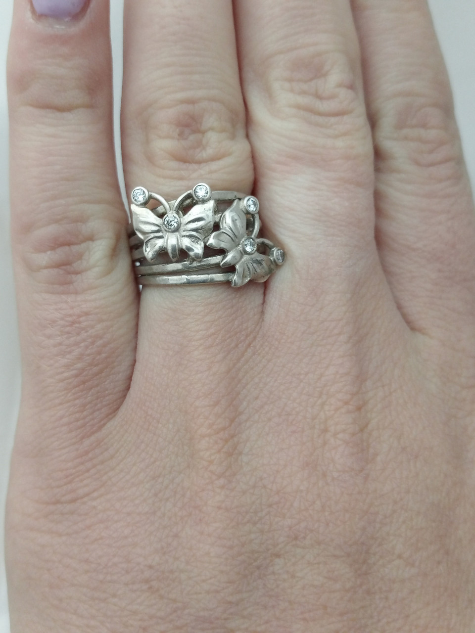 Срібне кільце 925 проби - Зображення 2