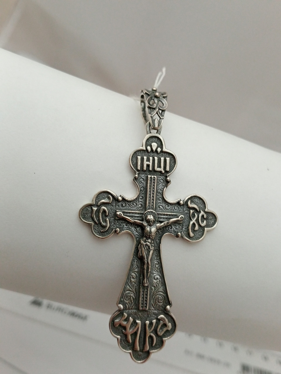 Срібний хрест масивний 925 проби