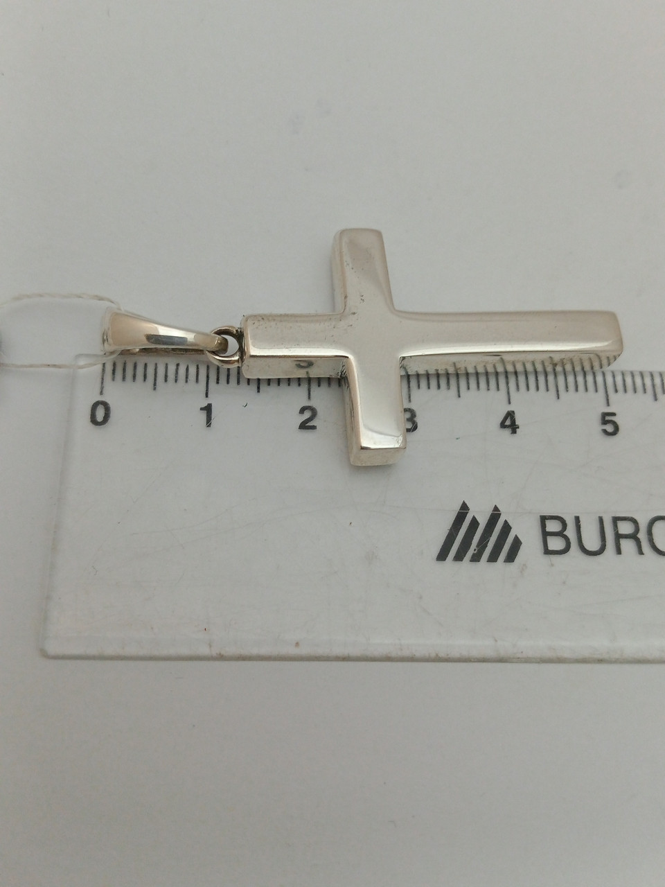 Срібний хрест без розп'яття - Зображення 2