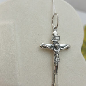 6646130435_serebryanyj-krest-s.jpg Срібний хрест із розп'яттям 925 проби