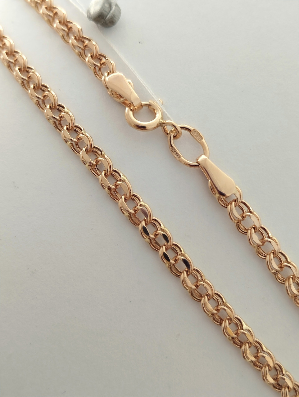 Золотий ланцюжок в червоному золоті 585 проби