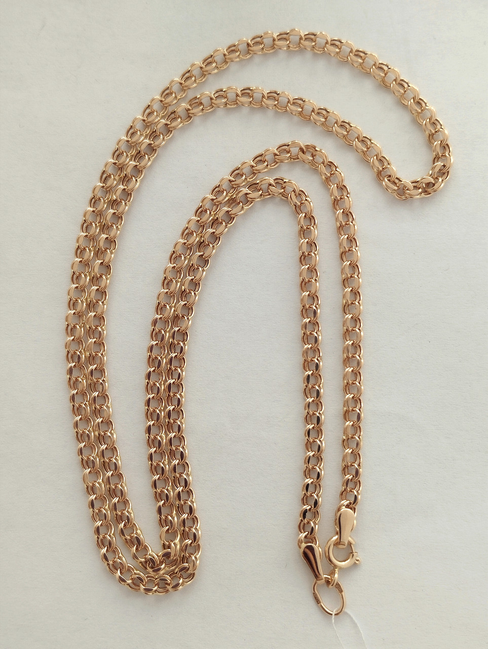 Золотий ланцюжок в червоному золоті 585 проби - Зображення 3