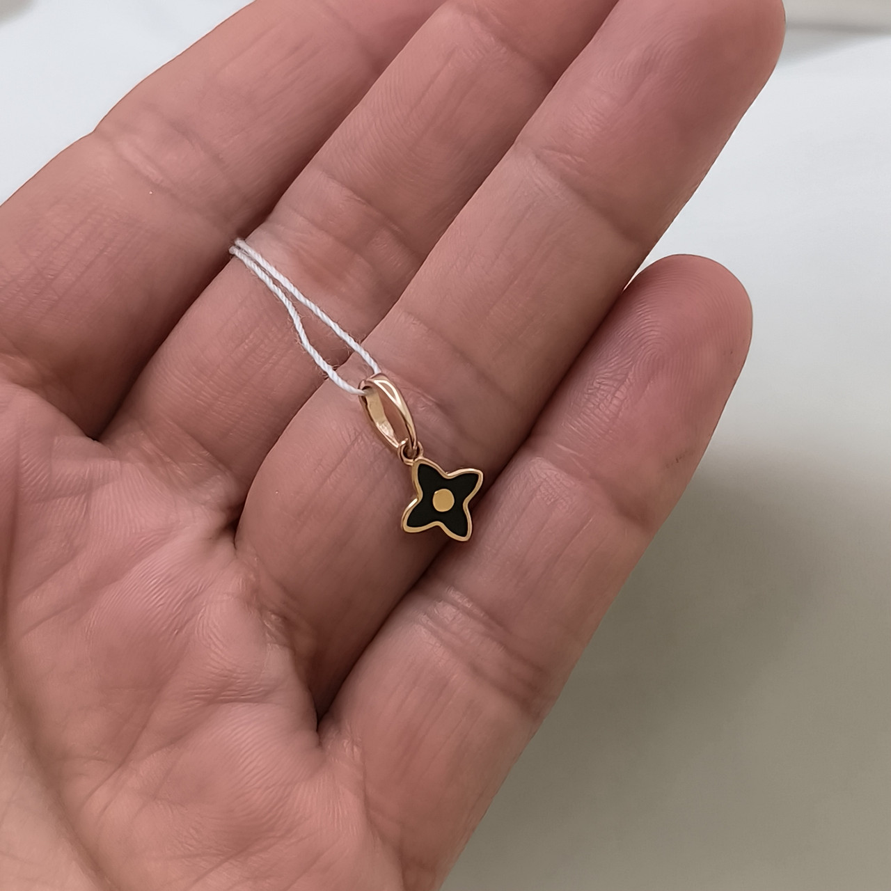 Золотий кулон із ємаль 585 проби - Зображення 3