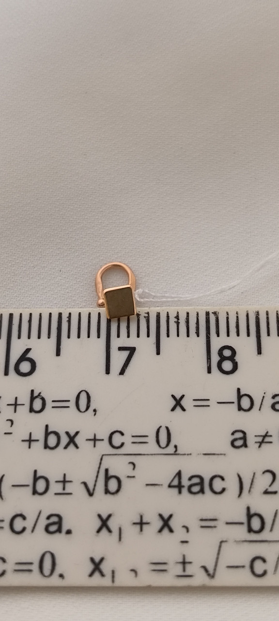 Золотий пірсинг 585 проби для носа - Зображення 3