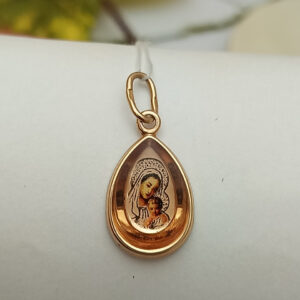 6662828536_zolotaya-zhenskaya-ikona.jpg Золота жіноча ікона Божої матері 585 проби